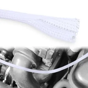 10ft-1/4inch White Cable Management Sleeves