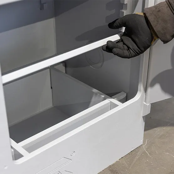 160L - Polyethylene Corrosive Substance Storage Cabinet