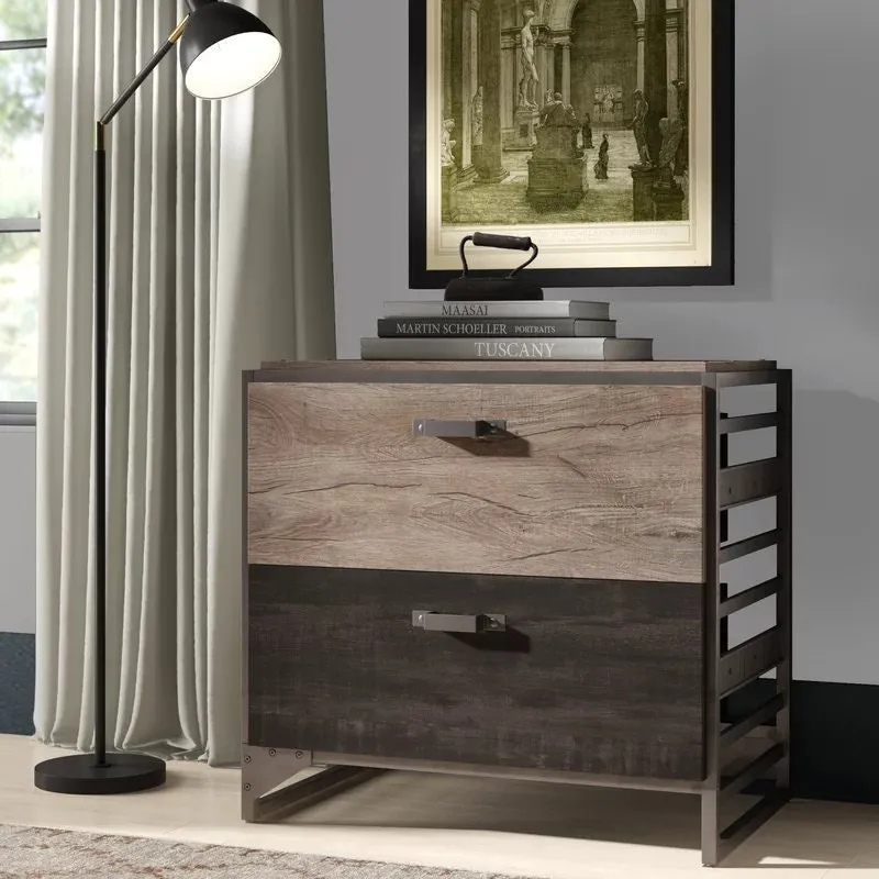2-Drawer Lateral Filing Cabinet this filing cabinet offers the appeal of industrial design while keeping your important documents organized