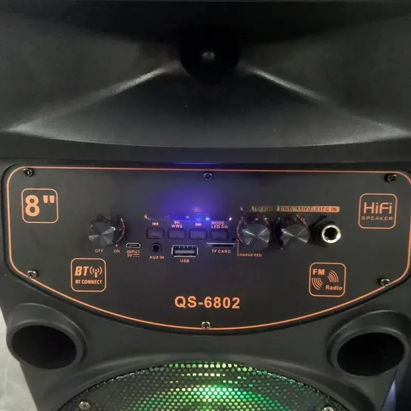 2000W Power Subwoofer Portable Outdoor Party Speakers