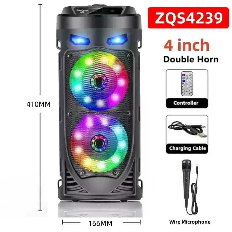 2000W Power Subwoofer Portable Outdoor Party Speakers