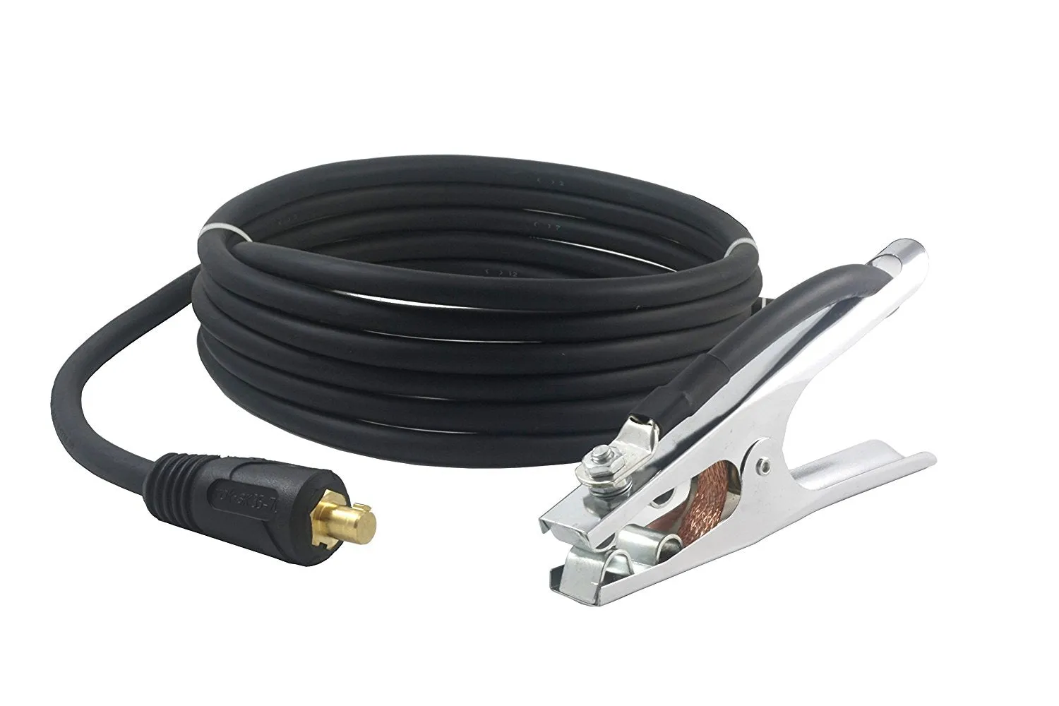 300 Amp Welding Ground Clamp Lead Assembly - #1 AWG cable
