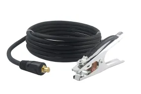 300 Amp Welding Ground Clamp Lead Assembly - #1 AWG cable