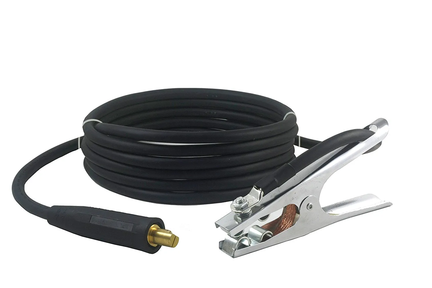 300 Amp Welding Ground Clamp Lead Assembly - #1 AWG cable