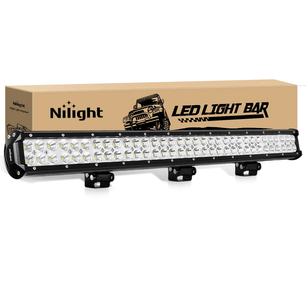 31 Inch 198W Double Row Spot Flood LED Light Bar