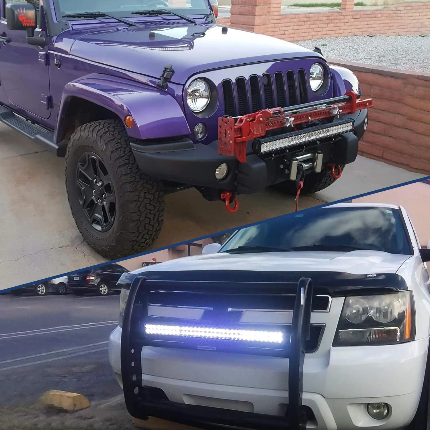 31 Inch 198W Double Row Spot Flood LED Light Bar