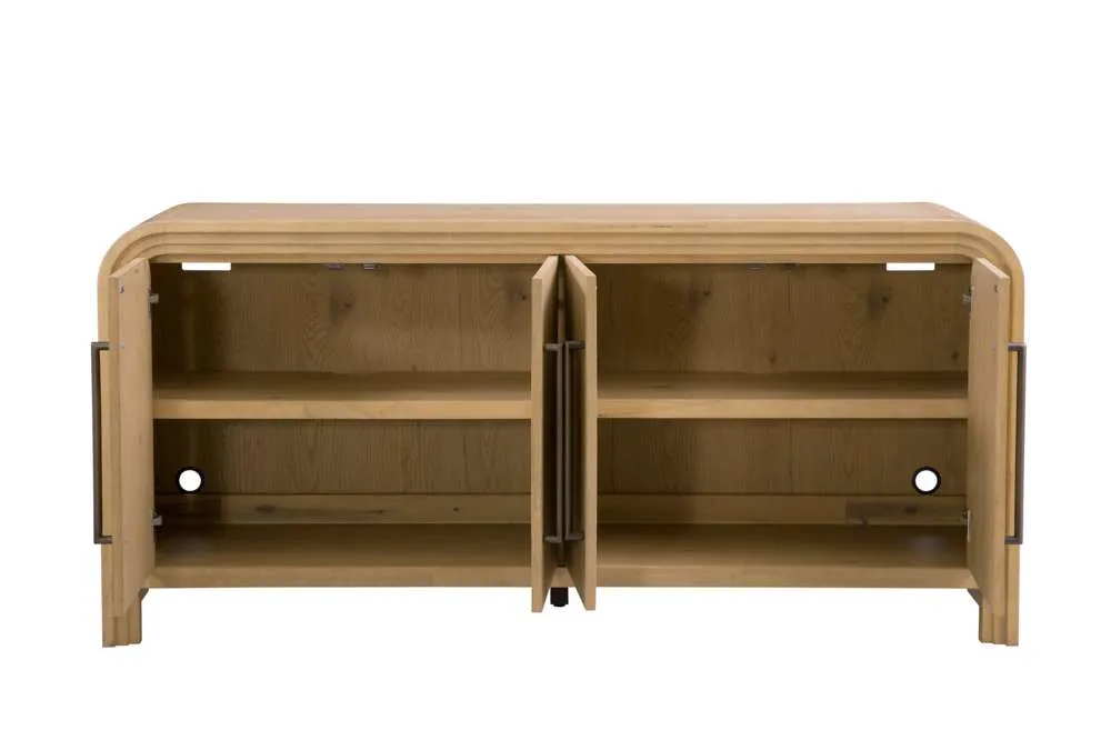 34"H Chandler Brown Sideboard