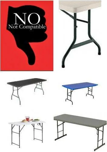 36" Table Leg Riser For Tables With Straight Legs
