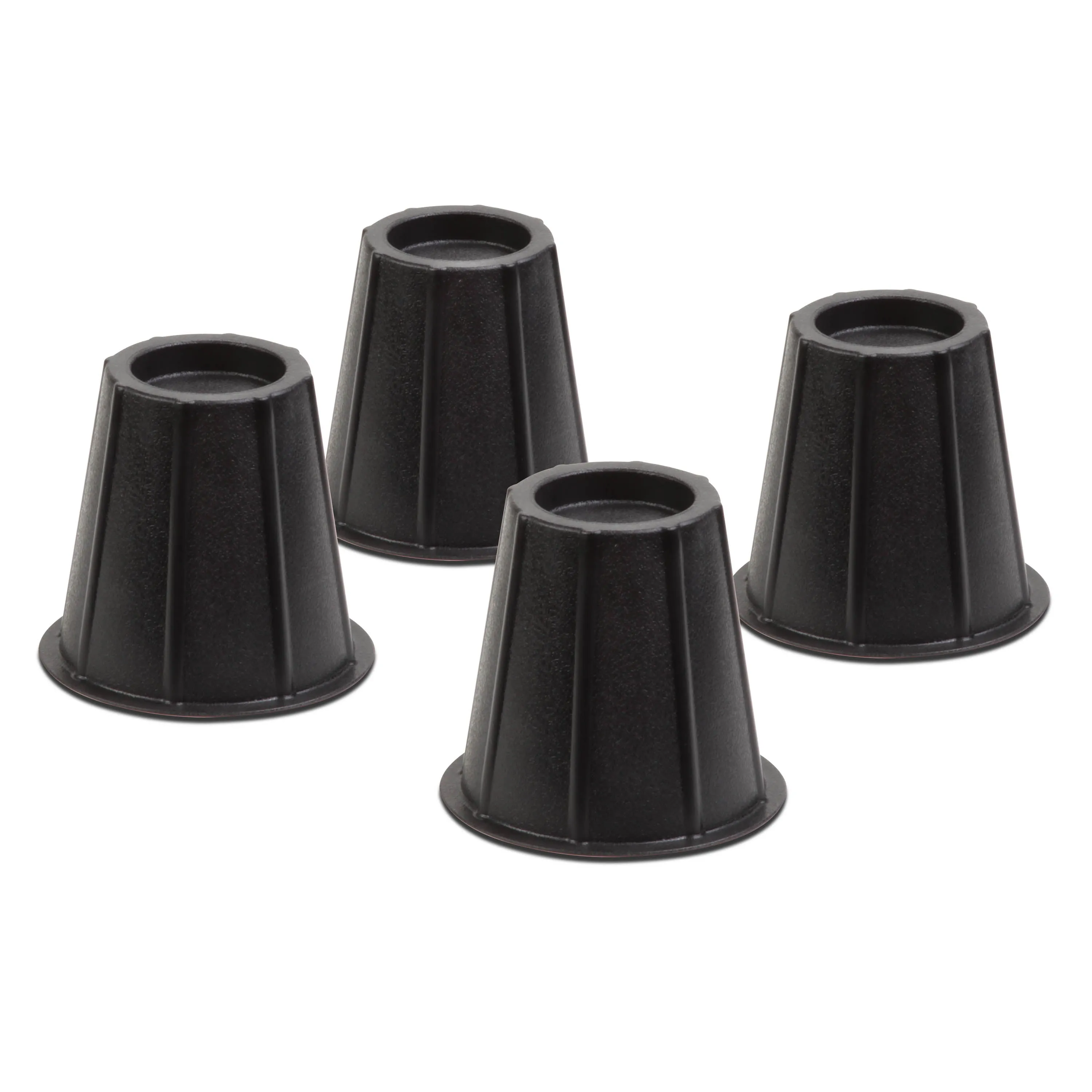 6-Inch Black Round Bed Risers