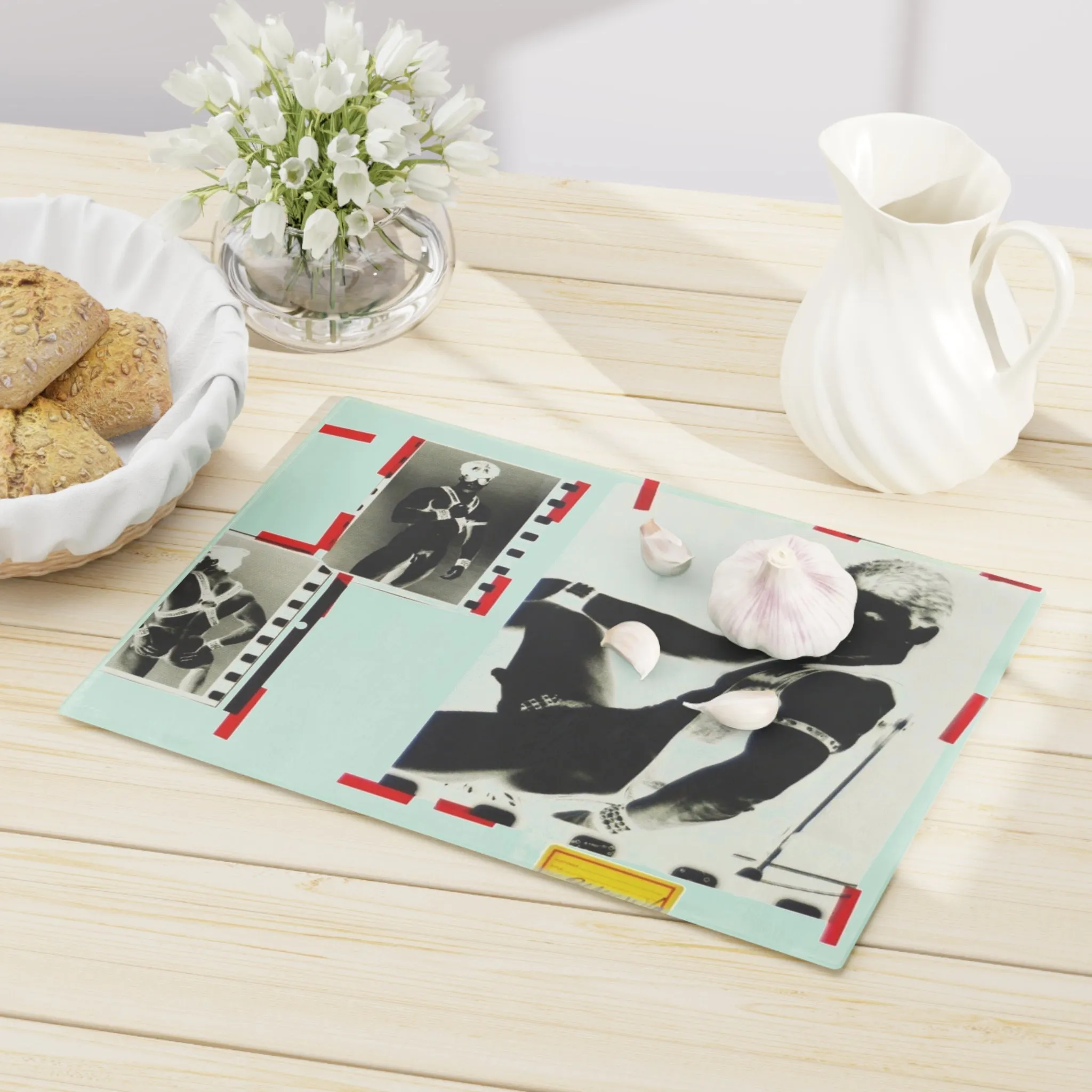 90S VINTAGE GAY PORN TRANSPARENCY Cutting Board