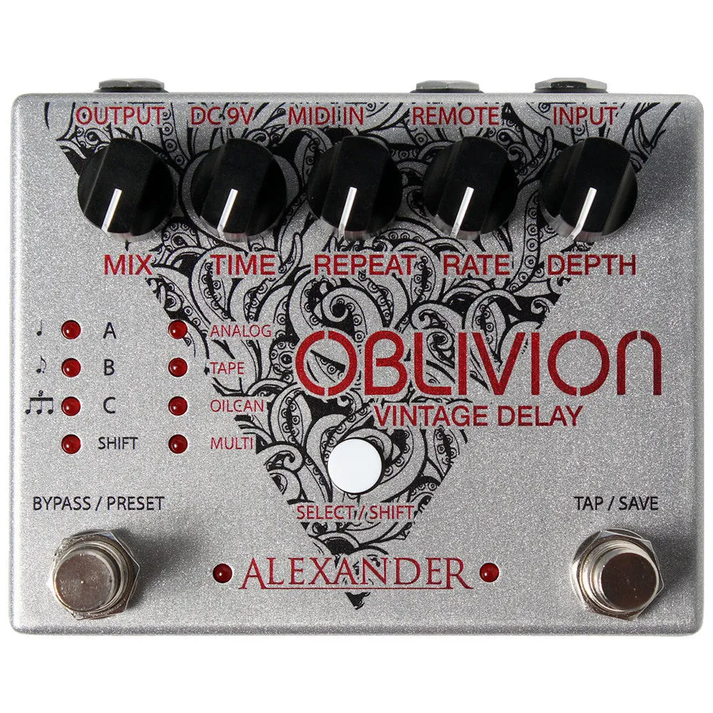 Alexander Oblivion Vintage Delay Pedal