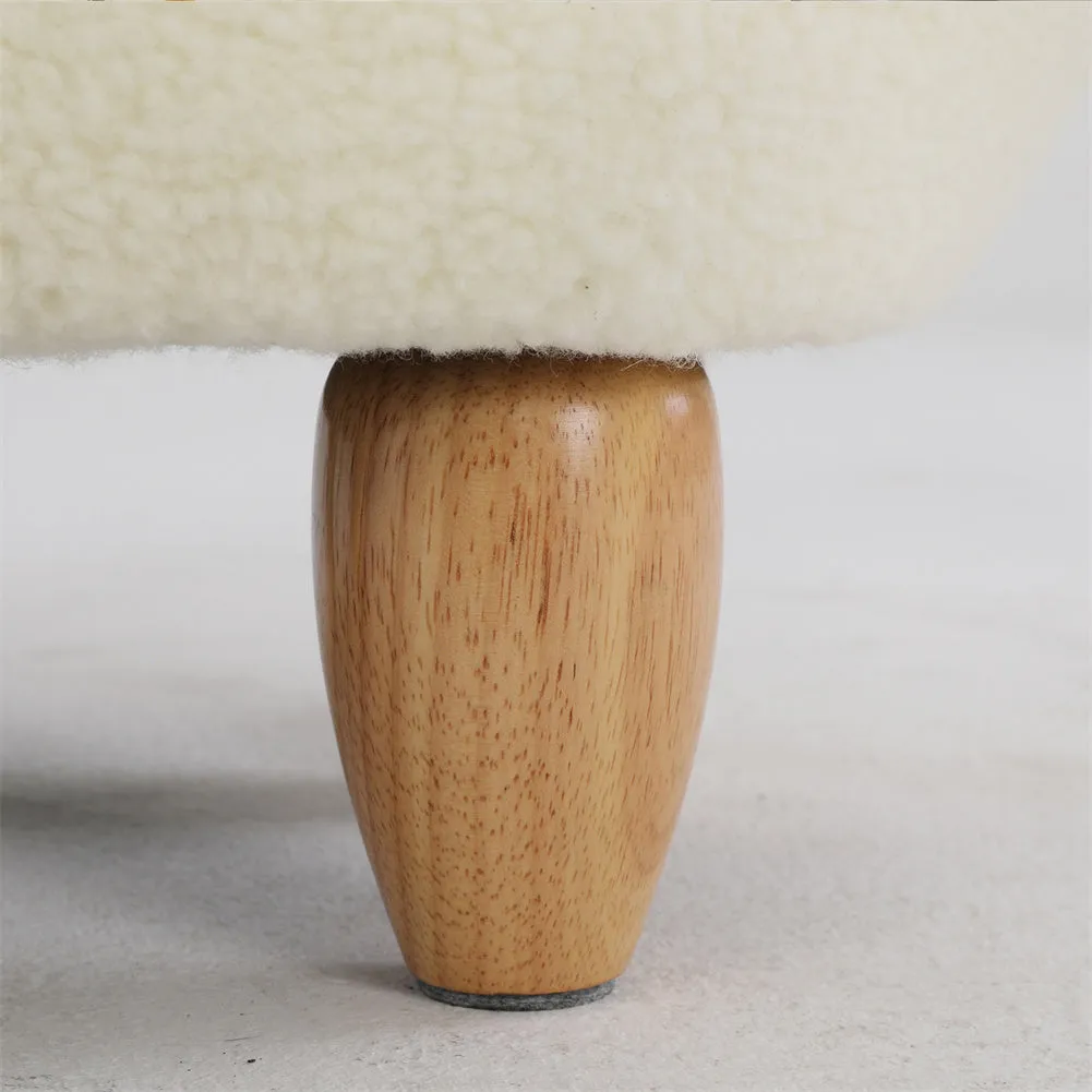 ALICIAN Kids Decorative Animal Storage Stool Home Cartoon Chair White