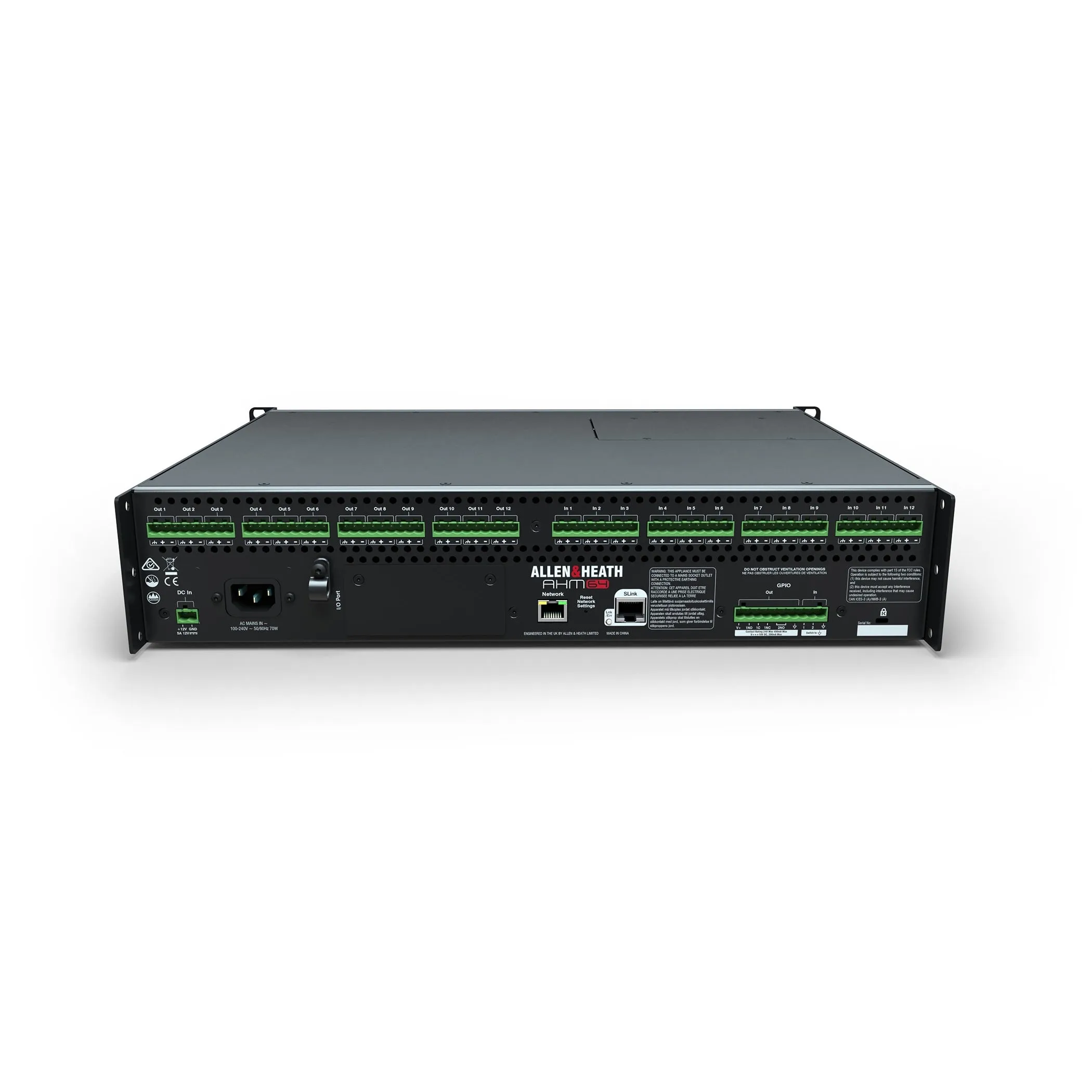 Allen & Heath AHM-64 64x64 Channel Processing Matrix