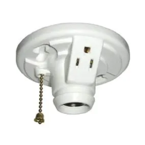 Allied Moulded LH-13P Lamp Holder, 250 V, 660 W, White