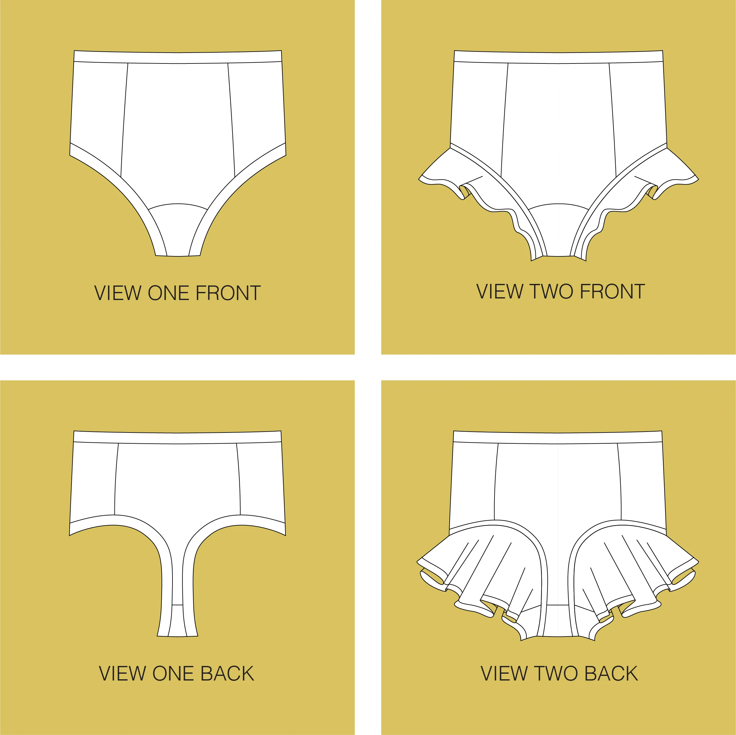 Altitude Thong - Downloadable PDF Sewing Pattern