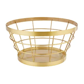 APS  Metal Basket Gold Brushed 110 x 210mm