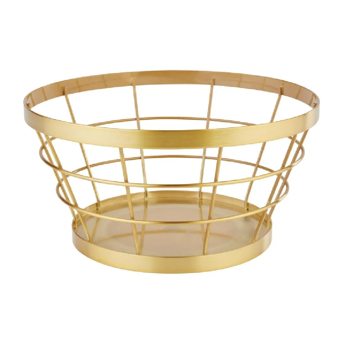 APS  Metal Basket Gold Brushed 110 x 210mm