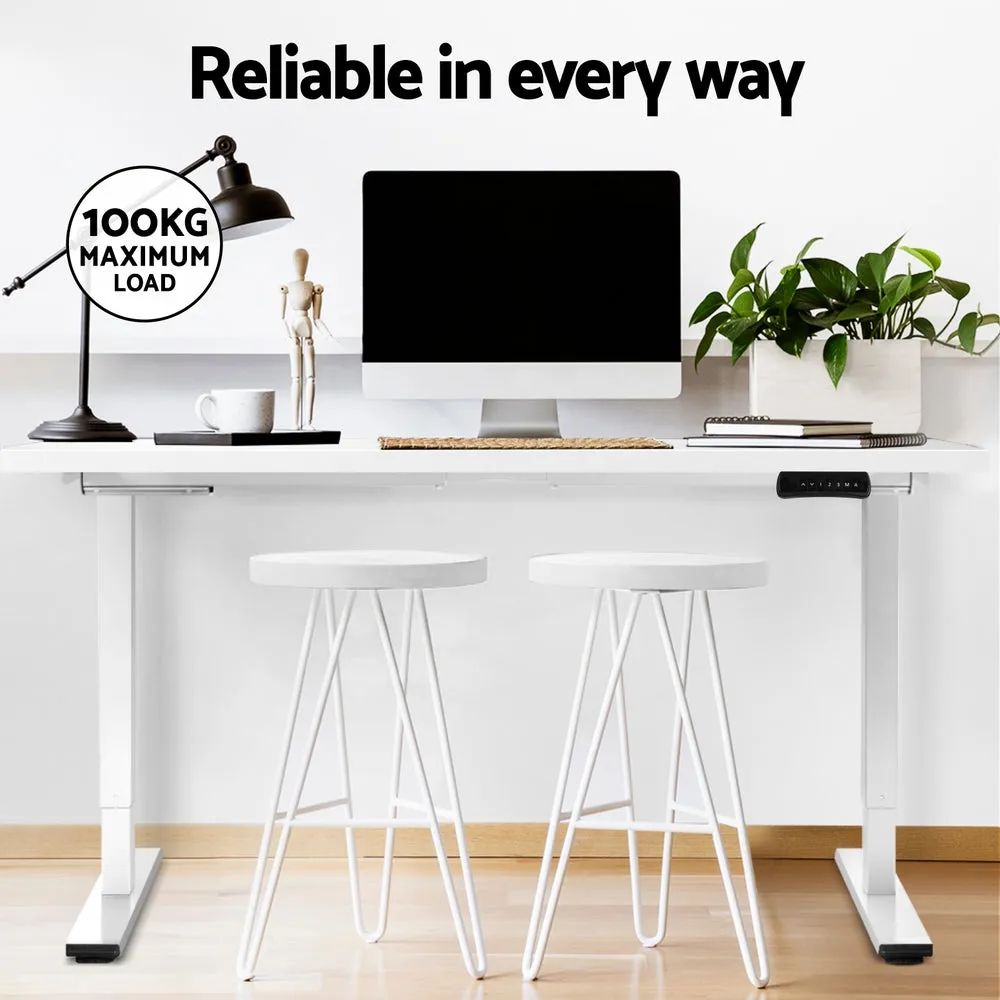 Artiss Standing Desk Motorised Dual Motor 140cm White