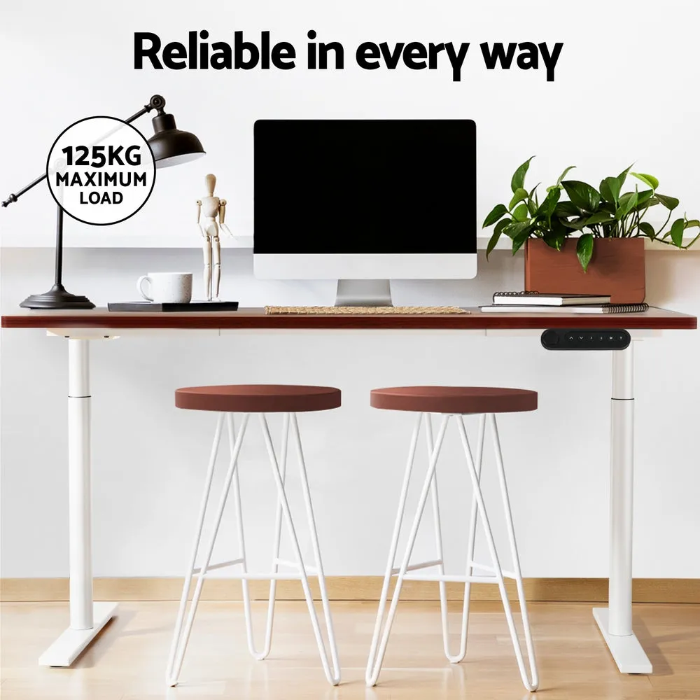Artiss Standing Desk Motorised Electric Dual Motor 120cm Walnut