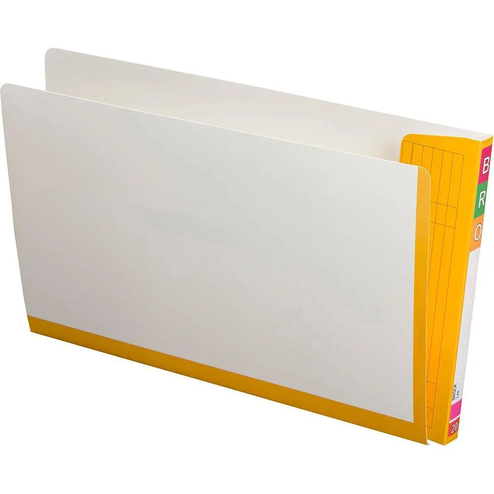 Avery 165715 Fullvue Shelf Lateral File 30Mm Gusset Orange Tab And Spine Box 100
