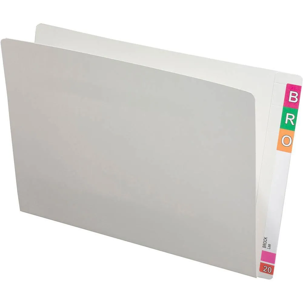 Avery 42520 Lateral File Folders Legal White Box 100 Extra Heavy Weight