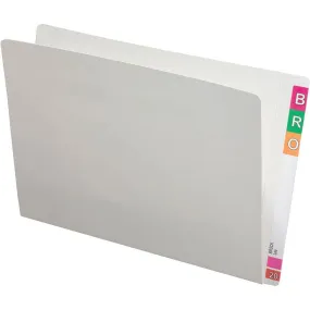Avery 42520 Lateral File Folders Legal White Box 100 Extra Heavy Weight