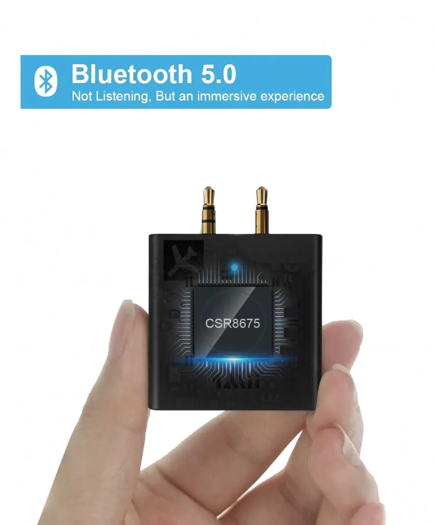 B05 Wireless Airplane Audio Adapter（Black）