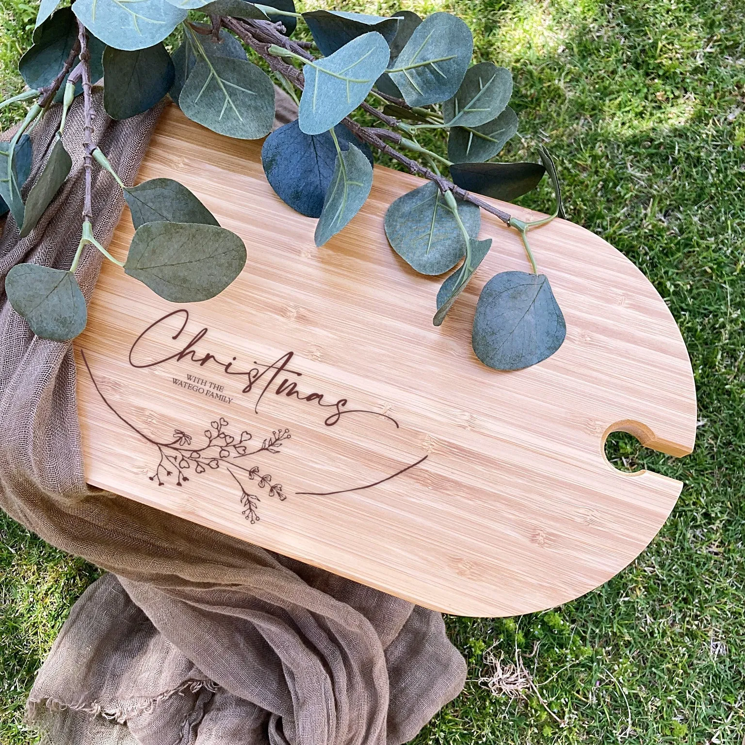 Bamboo Mini Wine/Picnic Board