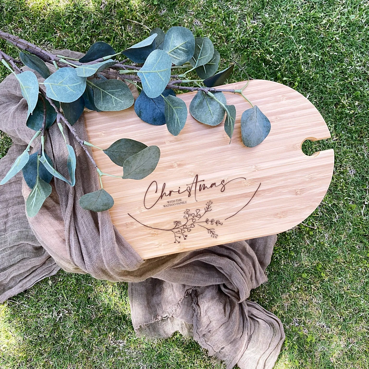 Bamboo Mini Wine/Picnic Board