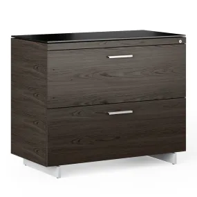 BDI Sequel 20 6116 Lateral File Cabinet (Charcoal/Nickel)