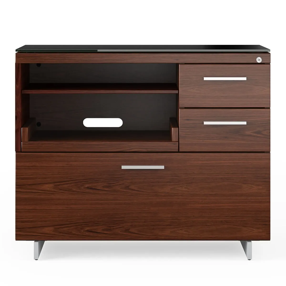 BDI Sequel 20 6117 Multifunction Cabinet (Chocolate/Nickel)