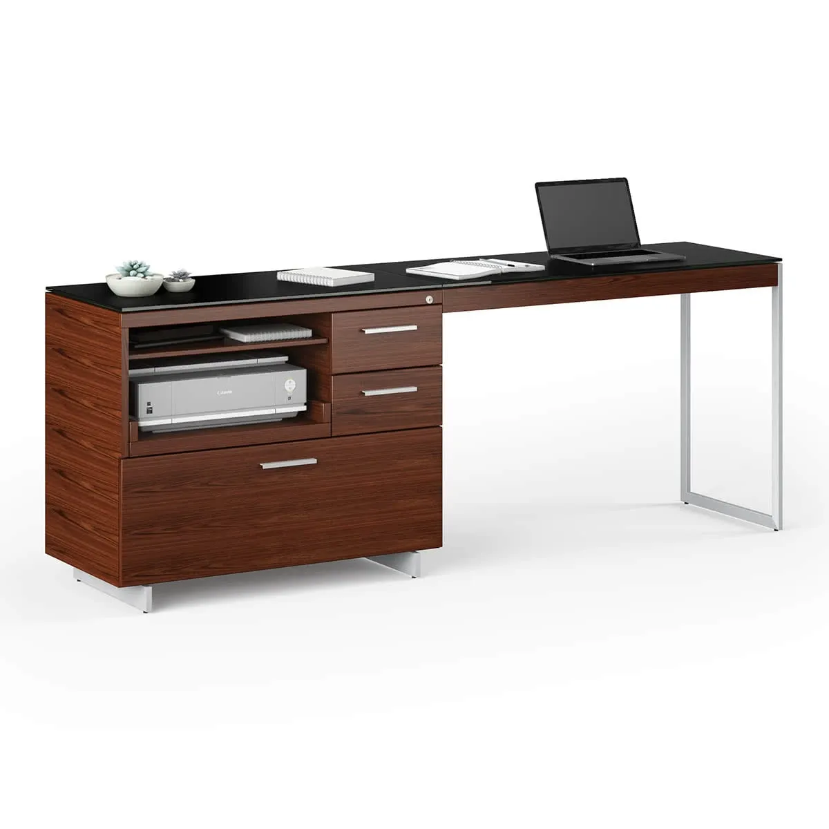BDI Sequel 20 6117 Multifunction Cabinet (Chocolate/Nickel)