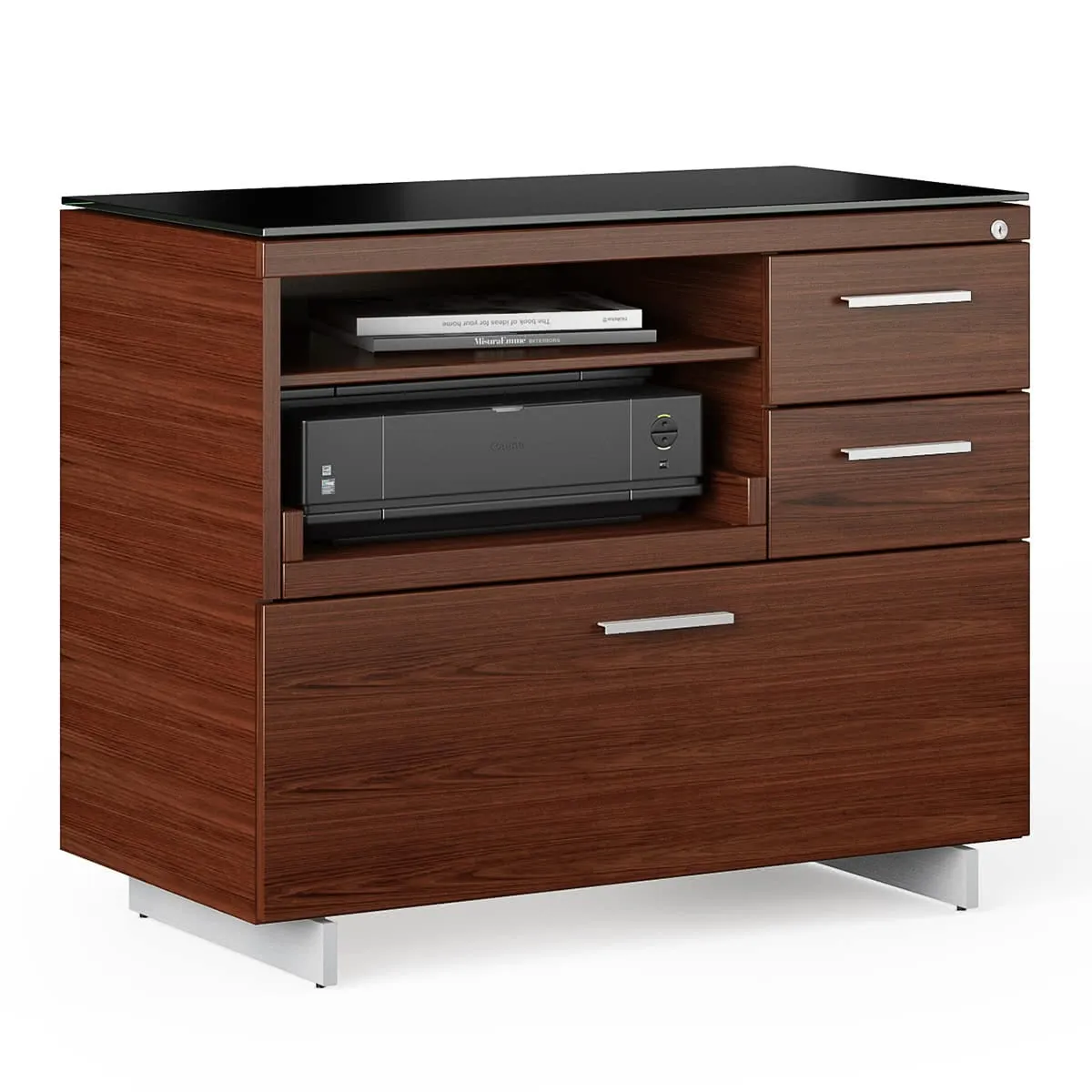 BDI Sequel 20 6117 Multifunction Cabinet (Chocolate/Nickel)