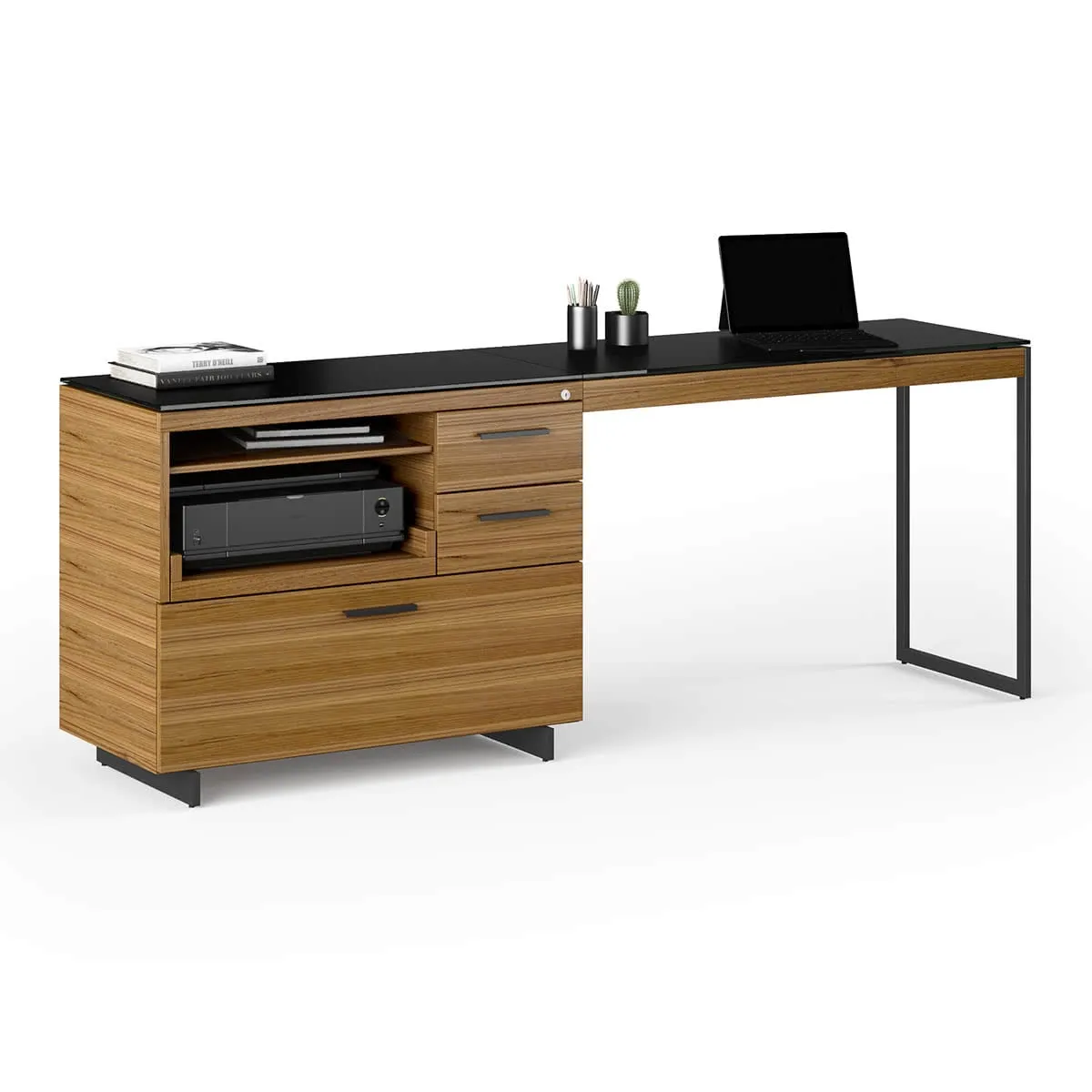 BDI Sequel 20 6117 Multifunction Cabinet (Walnut/Black)