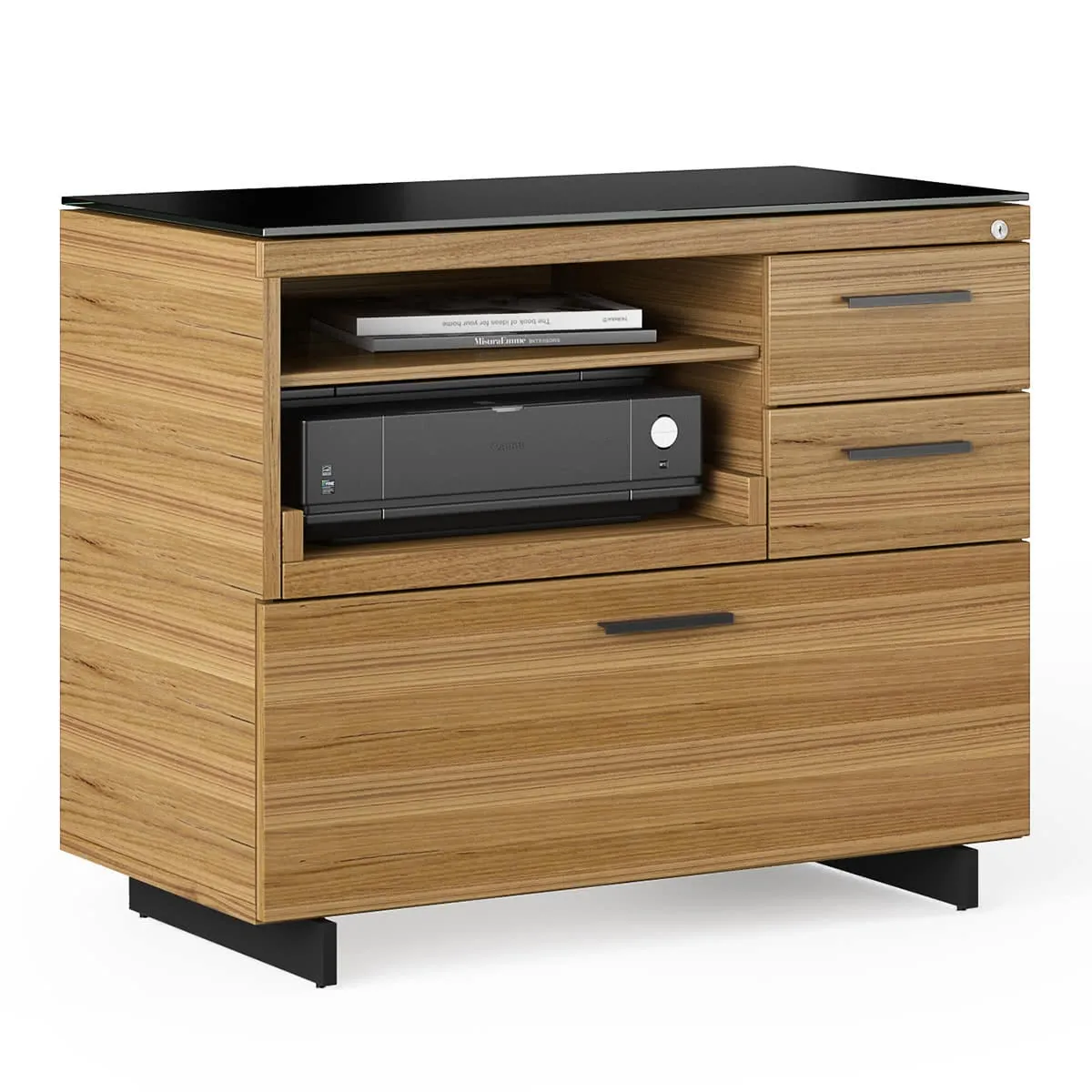 BDI Sequel 20 6117 Multifunction Cabinet (Walnut/Black)