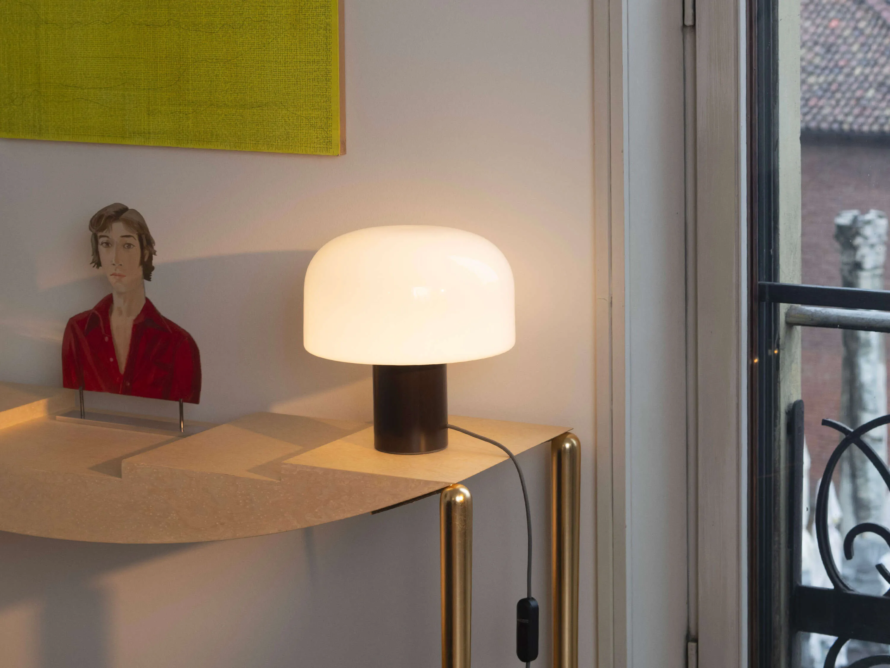 Bellhop Glass  T Table Lamps