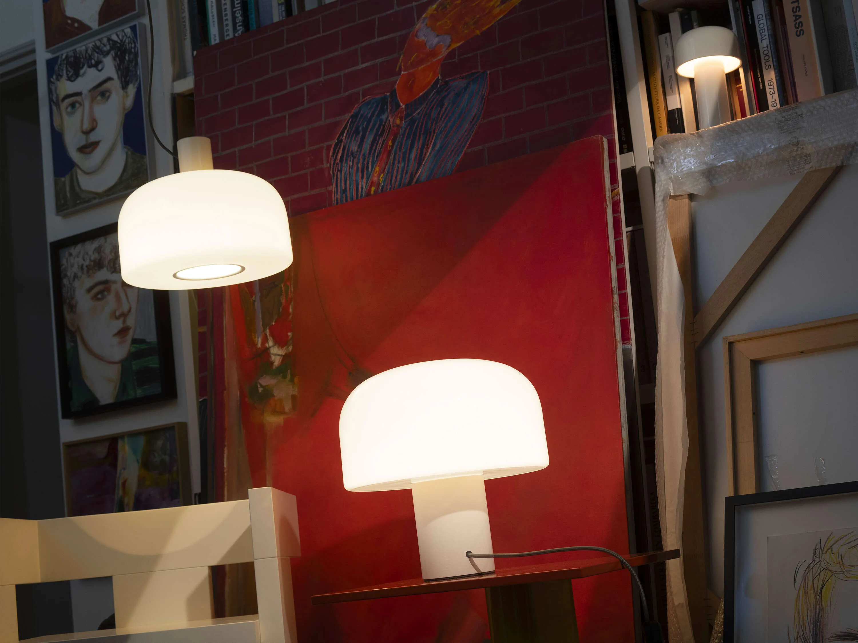 Bellhop Glass  T Table Lamps