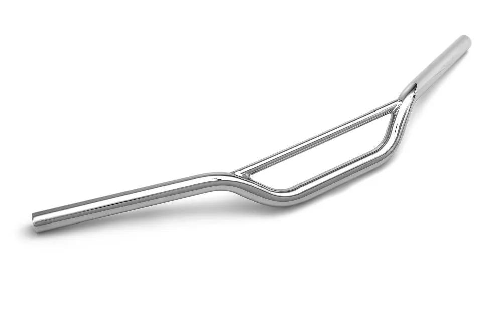 BMX 10 Handlebars - 1 inch (25mm) Chrome - Highway Hawk H55-4100