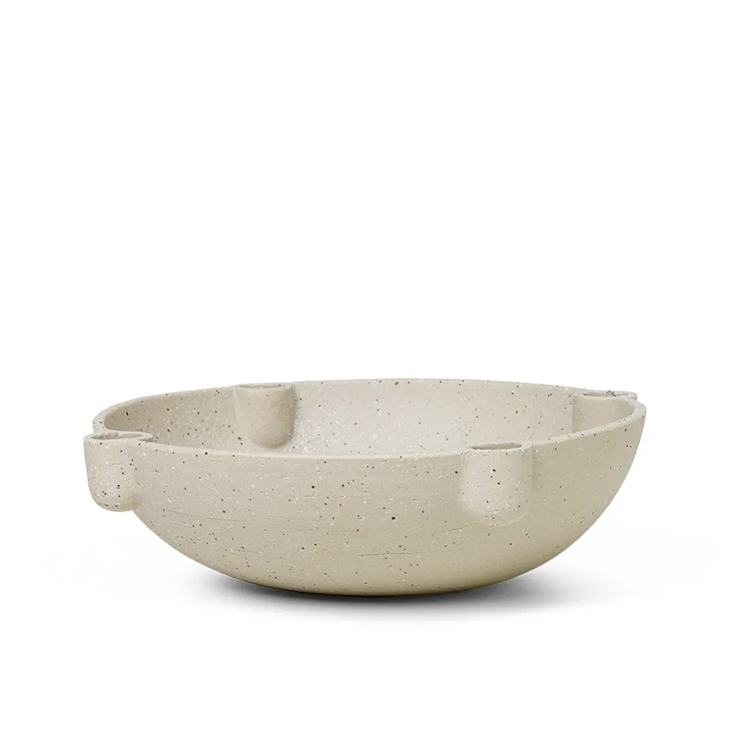 Bowl Candle Holder Ceramic Large