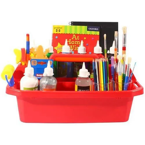 Brenex Plastic Tote Tray Large 500Mm Red