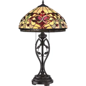 Bute Tiffany Bronze Table Lamp - ID 9087