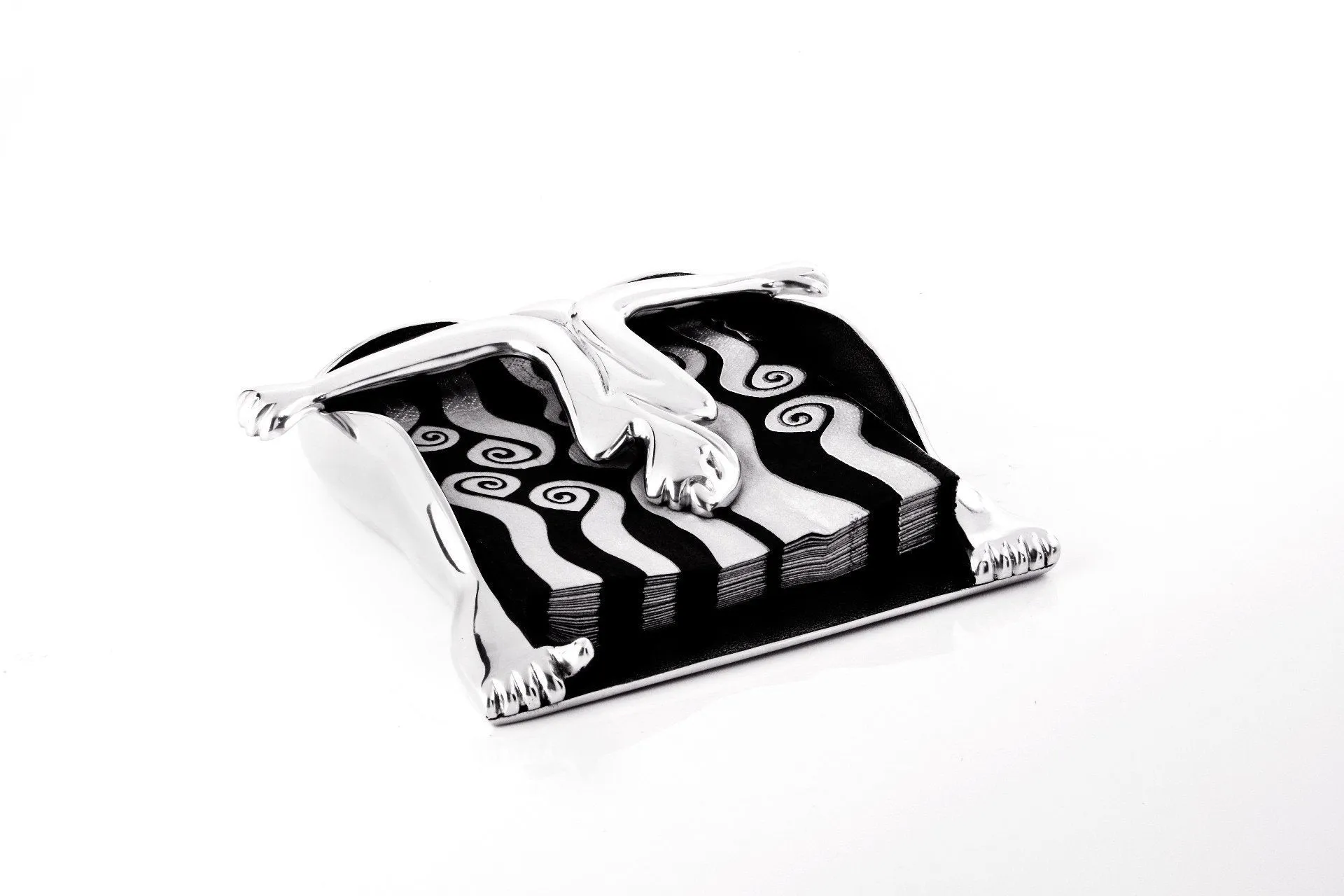 Carrol Boyes  SERVIETTE HOLDER - take a bow