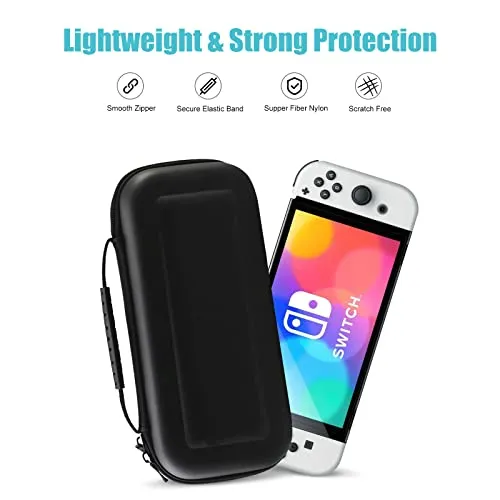 (CASE ONLY) Hard Portable Case for Nintendo Switch /OLED with 8 Game Card Slots | ProCase