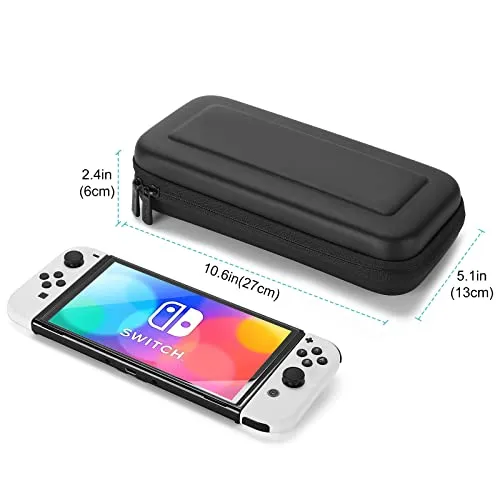 (CASE ONLY) Hard Portable Case for Nintendo Switch /OLED with 8 Game Card Slots | ProCase