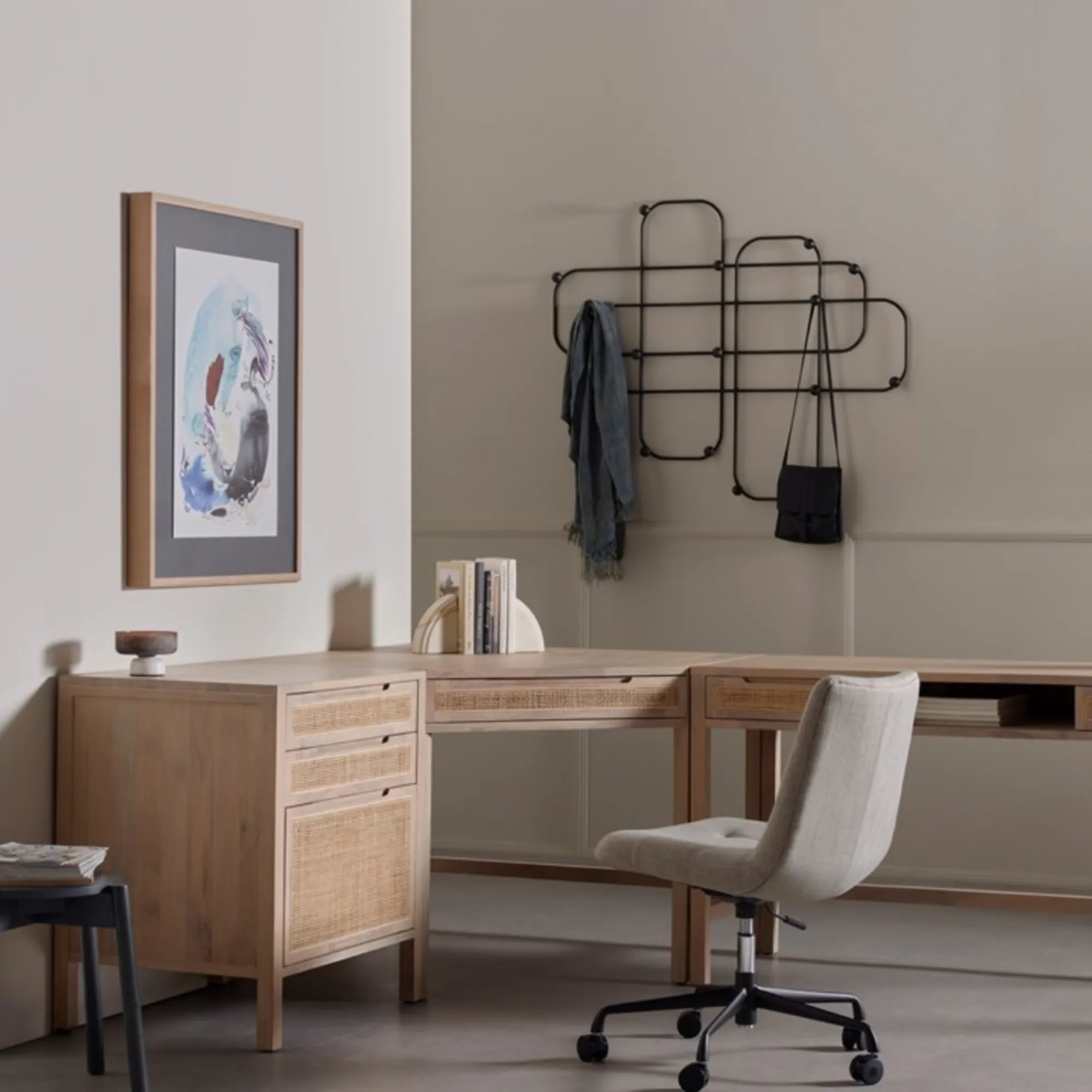 Claire Filing Cabinet - White Wash
