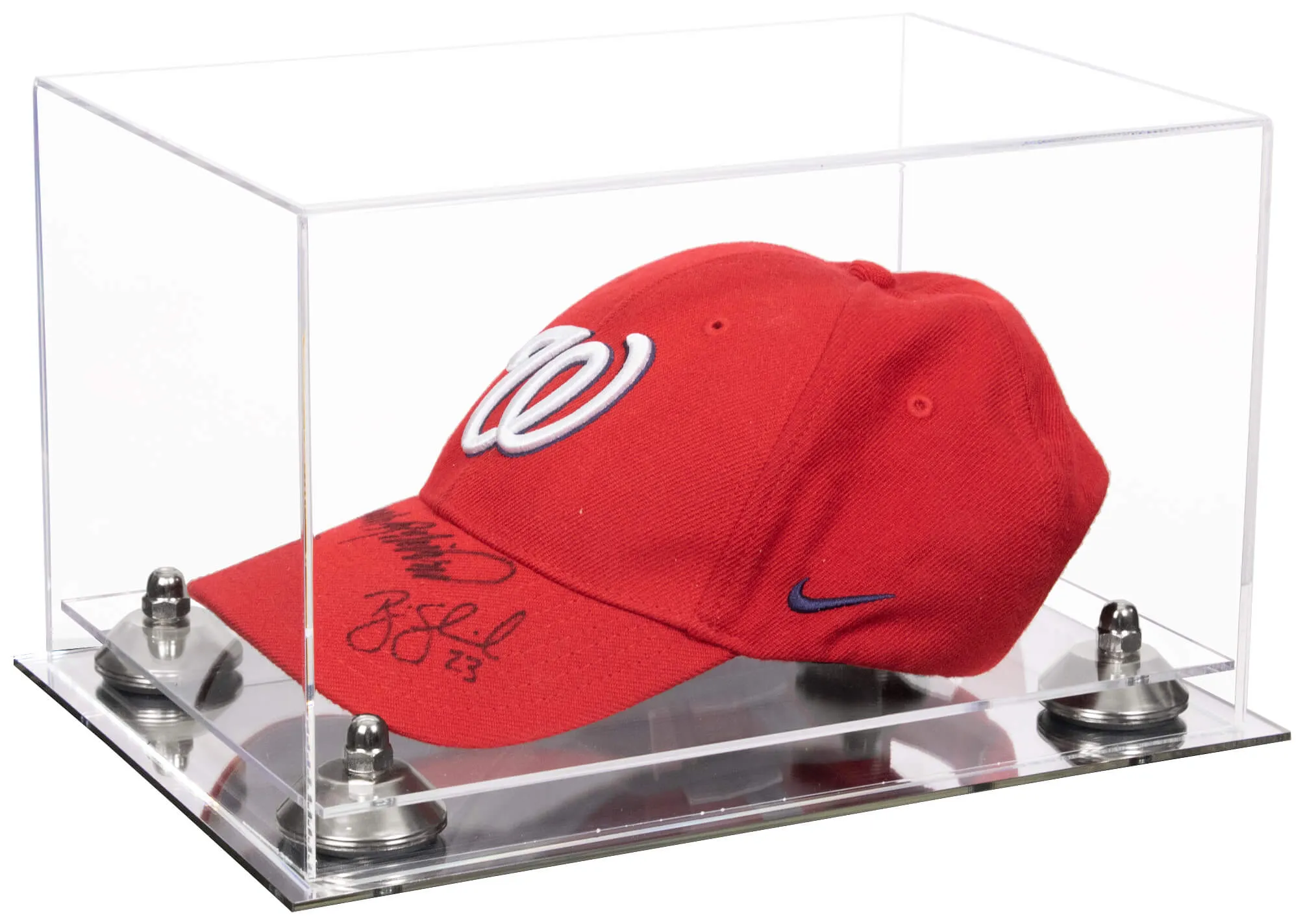 Clear Acrylic Snapback Hat or Baseball Cap Display Case - Clear (A018/V40)