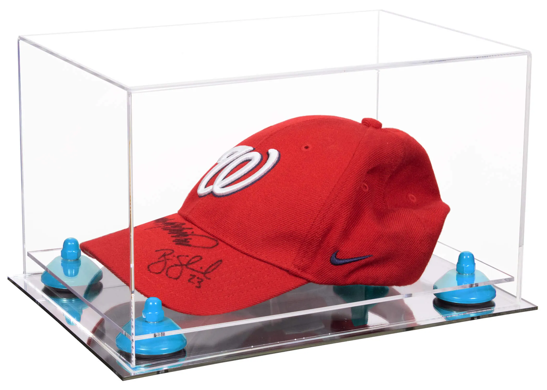 Clear Acrylic Snapback Hat or Baseball Cap Display Case - Clear (A018/V40)