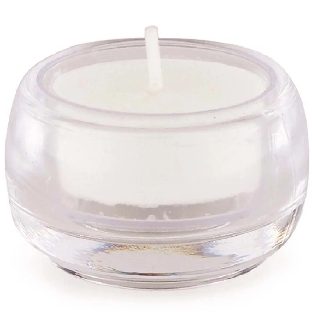 Clear Tealight Holders Stackable