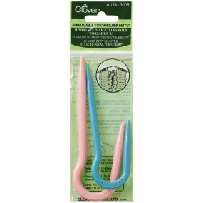 Clover Cable Stitch Holders - U-Shaped Jumbo Cable Needle