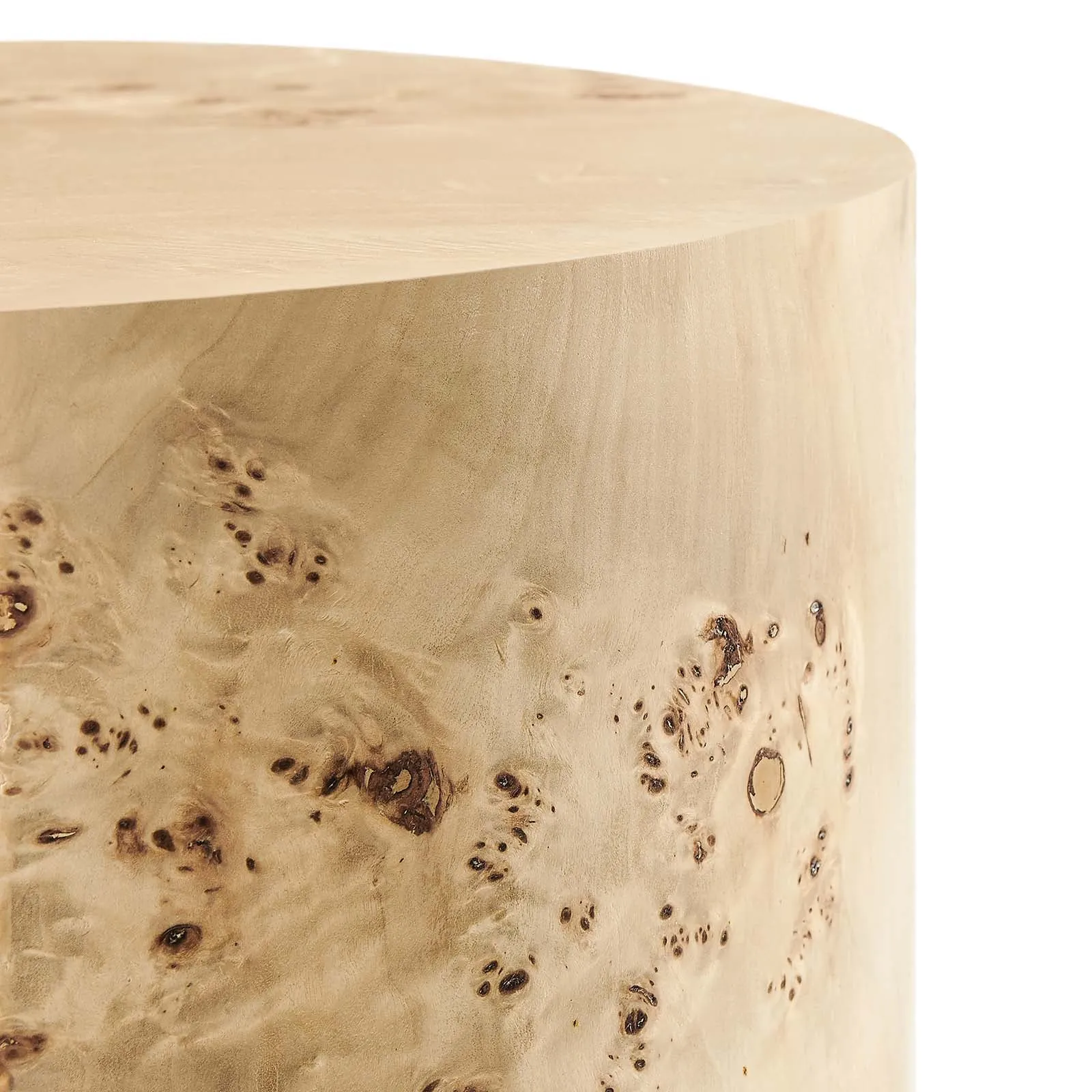 Cosmos 16" Round Burl Wood Side Table By Modway - EEI-6271